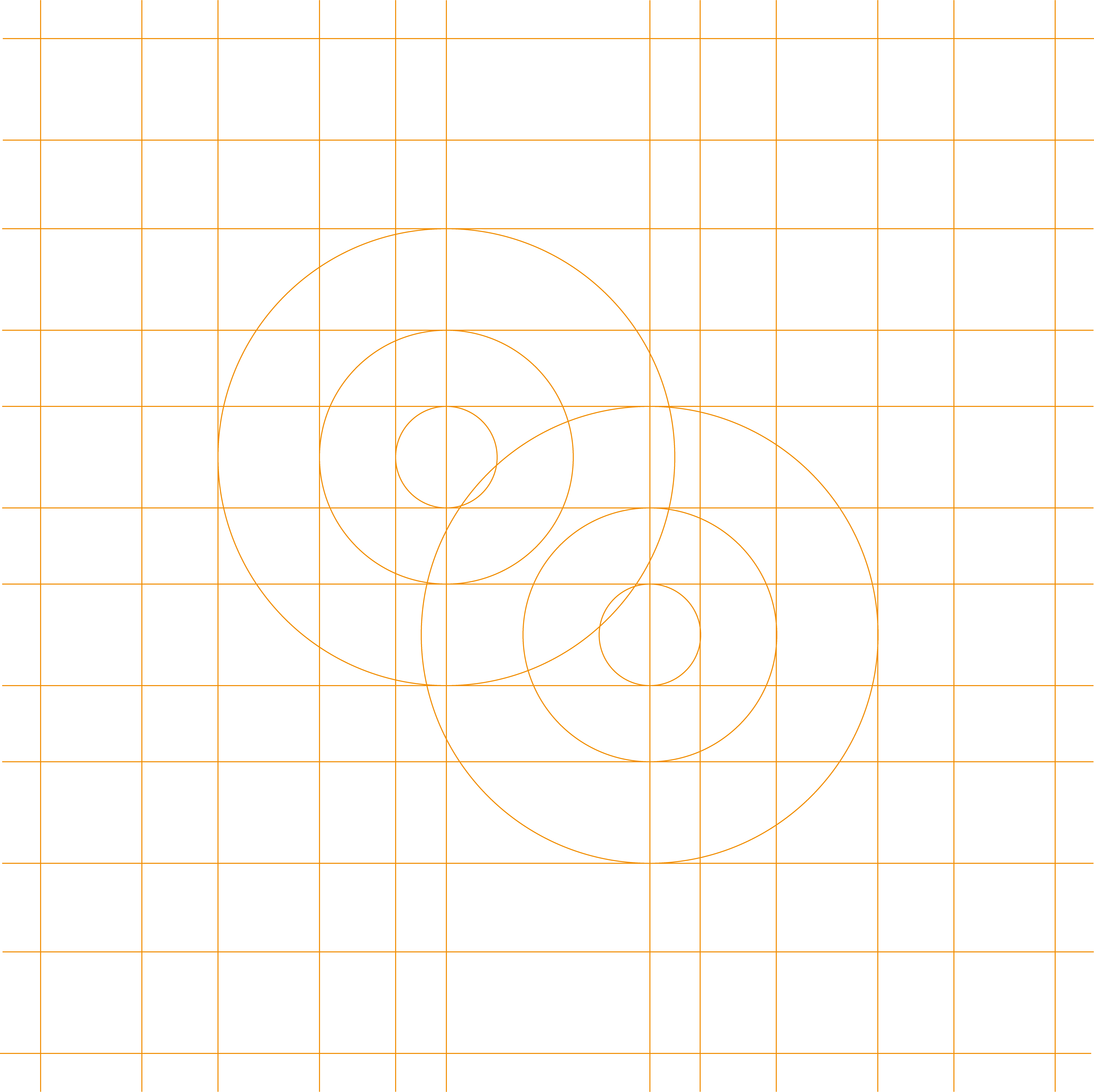 Logo Development with Gridlines